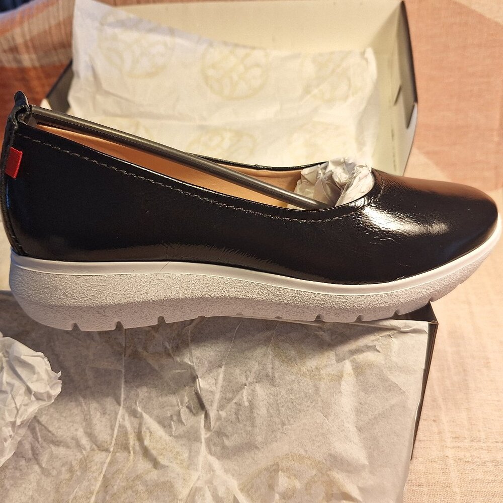 Marc Joseph Black Svelte Patent  Leather Loafer 8.8M